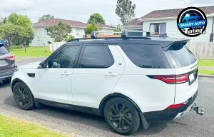 White Suv Rover Tinting