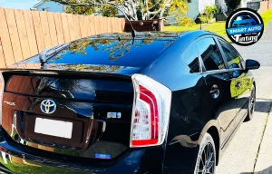 Black Toyota Prius Sedan Car Window tinting