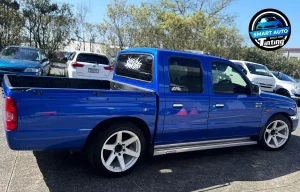 Blue Mazda Truck Window Tinting