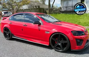 Red coupe tinting