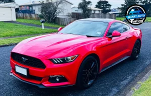 red ford coupe car window tinting